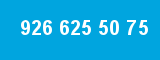 926 625 50 75 926 625 50 75